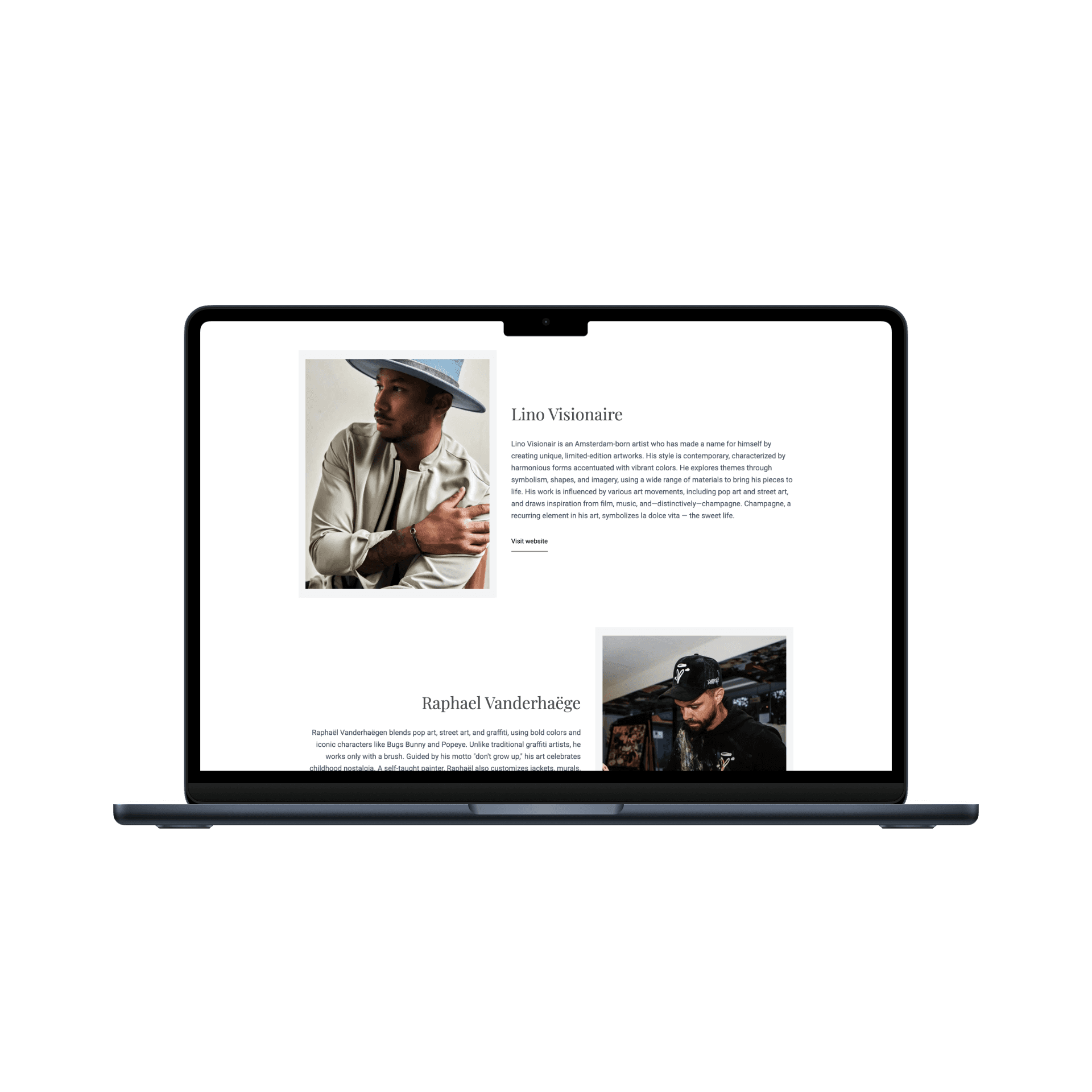 Website van Noor's House of Art